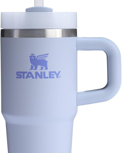 STANLEY Quencher H2.0 Tumbler with Handle and Straw 14 oz | Flowstate 3-Position Lid | Cup Holder Compatible for Travel | Insulated Stainless Steel Cup | BPA-Free | Dew Drop