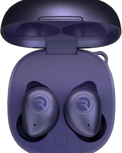 Raycon Fitness Bluetooth True Wireless Earbuds with Built in Mic 56 Hours of Battery IPX7 Waterproof Active Noise Cancellation and Awareness Mode Bluetooth 5.3 Portable Sport (Purple)