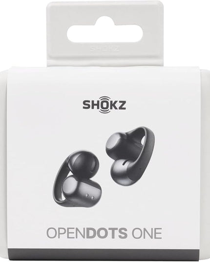 SHOKZ OpenDots ONE-Open-Ear Headphones, Clip-On Earbuds-Wireless Bluetooth Earbuds with Microphone-Secure, Lightweight, Comfort-Premium Dolby Audio-Water Resistant-Fast Charging-Up to 40 hrs Playtime