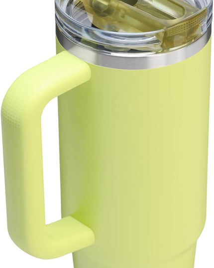 STANLEY Quencher ProTour Flip Straw Tumbler with Leakproof Lid | Built-In Straw & Handle | Cupholder Compatible for Travel | Insulated Stainless Steel Cup | BPA-Free