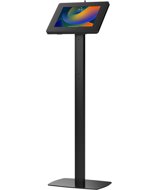 Thin Floor Stand - CTA Tall Standing 360 Degree Kiosk Display Tablet Holder - Charger Access & Lock - for iPad Pro 13-inch (M4), iPad Pro 12.9-inch, iPad Air 13-Inch (M3 / M2)
