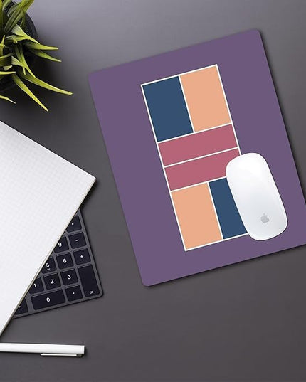 Racquet Inc Pickleball Court Mouse Pad – Purple Desk Mousepad with Fabric Surface – Pickleball-Themed Office Accessory for Work or Gaming – Compatible with Optical and Laser Mice