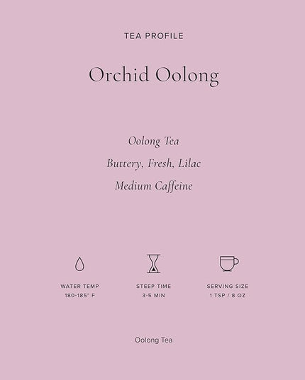 Art of Tea | Orchid Oolong Tea Bags | 50 Eco Friendly Pyramid Tea Bag Sachets