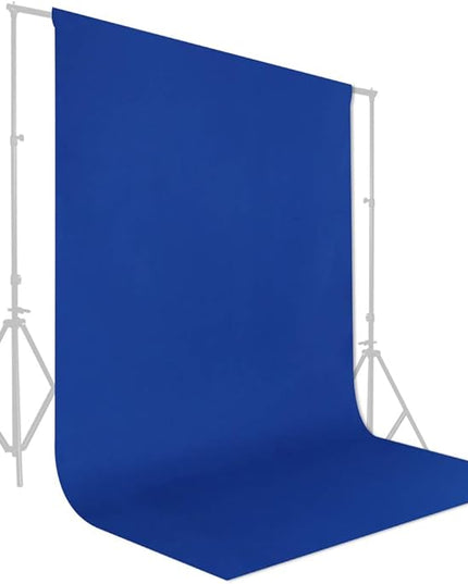 GFCC 6FT x 10FT Royal Blue Backdrop Background Blue Photo Background Photography Backdrop for Photoshoot Screen for Video Recording Picture