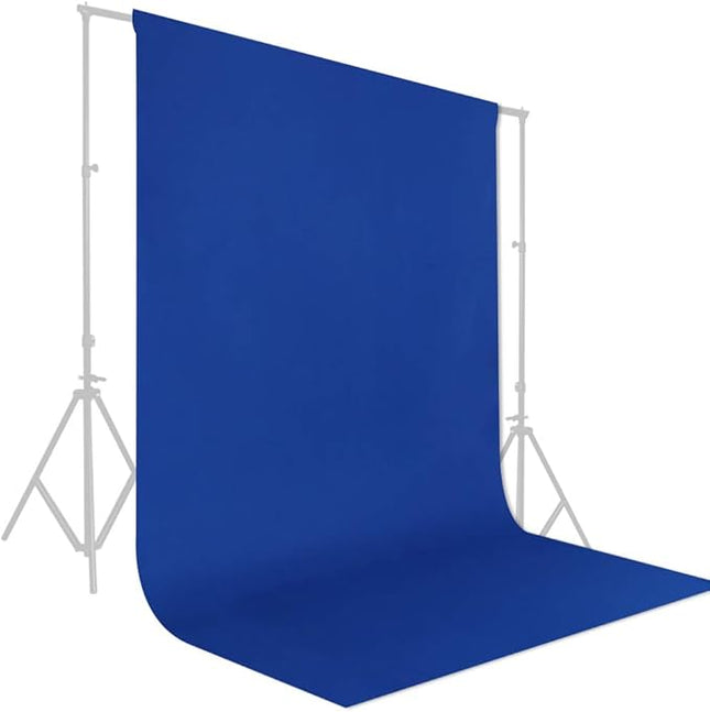 GFCC 6FT x 10FT Royal Blue Backdrop Background Blue Photo Background Photography Backdrop for Photoshoot Screen for Video Recording Picture