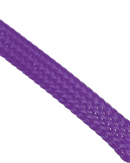 uxcell PET Expandable Sleeving 25ft 1/4" Purple Cable Management Sleeve Cord Organizer for Wrap Protect Cable