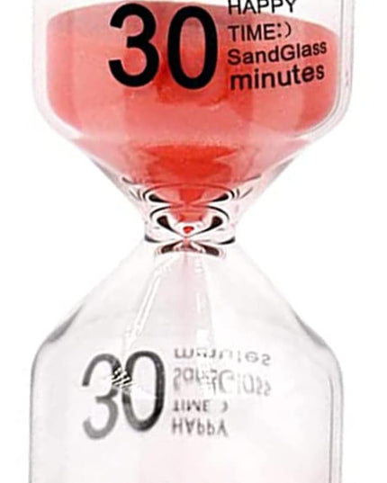 Sand Timer, Hourglass Sand Timers Colorful 30 Minutes Sandglass Timer with Protective Cover for Classroom Home Office Cooking
