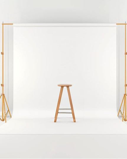 6.5 x 10ft Adjustable Backdrop Stand Kit,Heavy-Duty Photography Background Support System with Clamps & Carry Bag,Photo Video Studio Backdrop Stand for Parties,Weddings,Green Screen & Banner Display