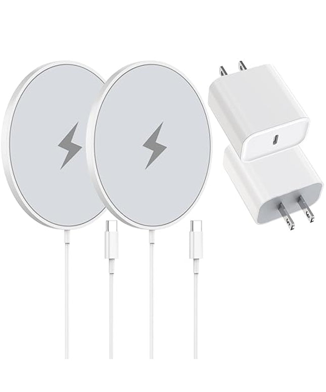 Magnetic Wireless Charger Fast Apple Mag-Safe Charger for iPhone 16 Pro Max/16 Pro/iPhone 15Pro Max/15 Plus/14/13/12/AirPods 3/2/Pro/Pro 2 Magnet Charging Pad Mag Safe Chargerwith Dual Charging Ports