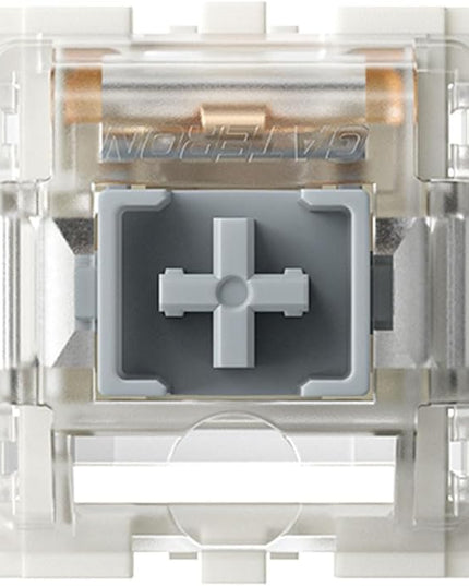 G Pro 3.0 Silvery Switch, Suitable for Mechanical Keyboards, 5-pin Linear/pre Lubricated/pin Enhanced Switch Compatible with PCB hot swapping (90)