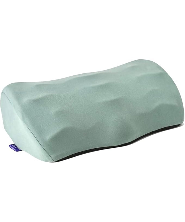 C CUSHION LAB Foot Rest for Under Desk at Work - Adjustable Memory Foam Foot Rest for Office Chair & Gaming Chair - Ergonomic Design for Back & Hip Pain Relief - Wellness Green