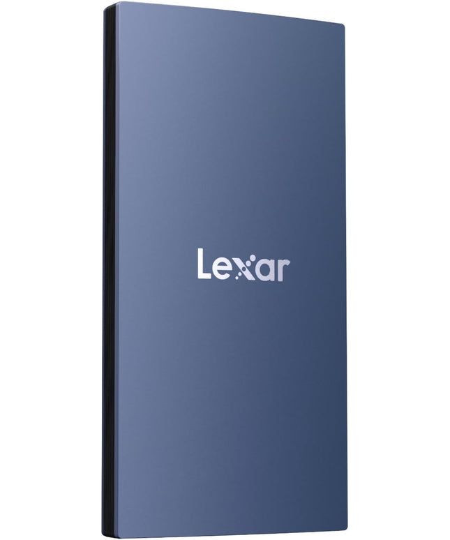 Lexar ES3 1TB External SSD, USB 3.2 Gen2 Portable SSD, PSSD Up to 1050MB/s Read, 1000MB/s Write, External Solid State Drive Compatible with iPhone 16/15 Series/Mac/PS5/XBOX/Laptop/PC, Blue