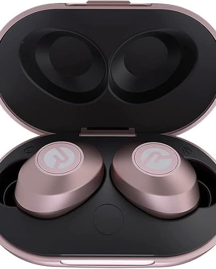 Raycon Everyday Earbuds Classic Bluetooth Wireless with Microphone - Stereo Sound, Active Noise Canceling, in-Ear Bluetooth Headset True Wireless Earbuds 32 Hours Playtime (Rose Gold)