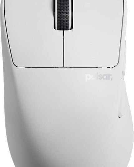 Pulsar Gaming Gears X3 LHD Crazylight Wireless Gaming Mouse, Ultra Lightweight 1.51 oz (43g), Hybrid Ergonomic, Optical Switch, 32000 DPI, 750 IPS, XS-1 Sensor, 8k Compatible (Left-Handed Uyuni White)