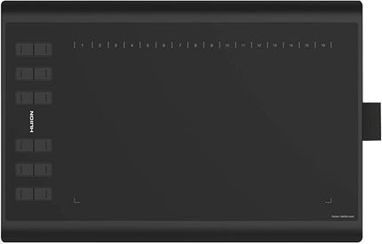 HUION Inspiroy H1060P Graphics Drawing Tablet with 8192 Pressure Sensitivity Battery-Free Stylus and 12 Customized Hot Keys, 10 x 6.25 inches Digital Art Tablet for Mac, Windows PC and Android