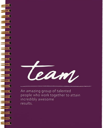 hold fizz Purple Meeting Notebook for Work, Employee Appreciation Gifts, Team Gifts for Employees, Thank You Gifts for Women Men Leader Boss Manager Mentor Coworkers Going Away Retirement, 5.5"x8.3"