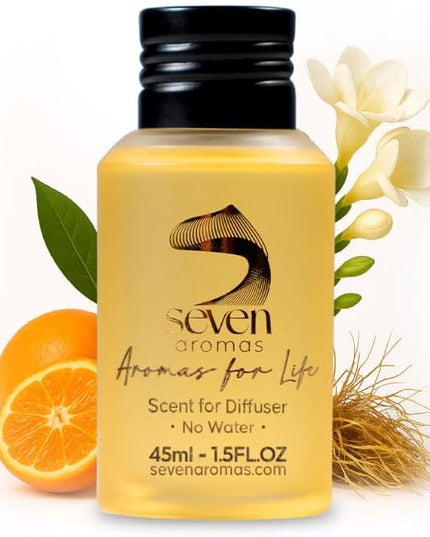 SevenAromas Hotel Scent Diffuser Oil, Luxury Hotel-Inspired Essential Oil for Aromatherapy & HVAC Diffusers – Premium Dropper Bottle - 45 ml 1.52 FL oz (Purple Lavander)