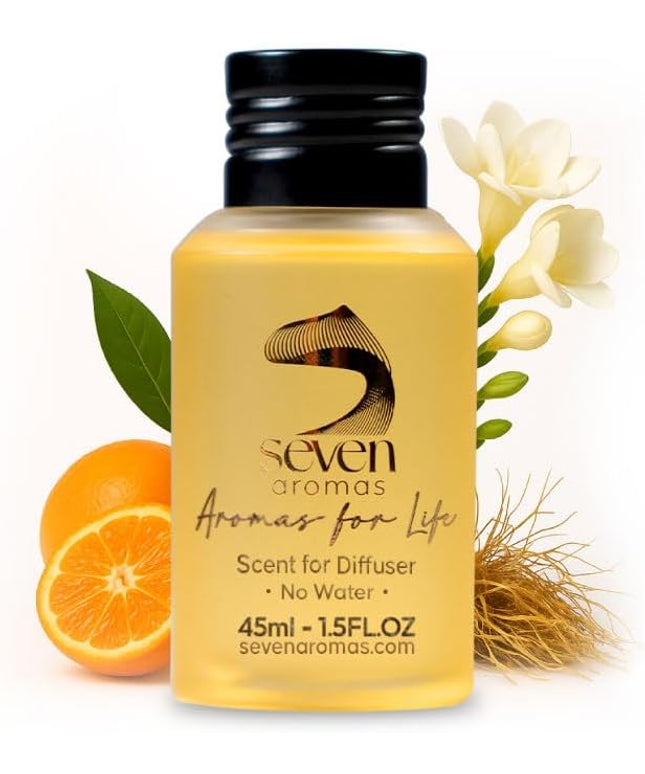 SevenAromas Hotel Scent Diffuser Oil, Luxury Hotel-Inspired Essential Oil for Aromatherapy & HVAC Diffusers – Premium Dropper Bottle - 45 ml 1.52 FL oz (Purple Lavander)