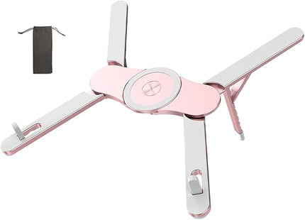 Magnetic Aluminum Alloy Tablets Stand Portable Multiple Angles Adjustable Laptop Holder Lightweighted 6 Position Tilt