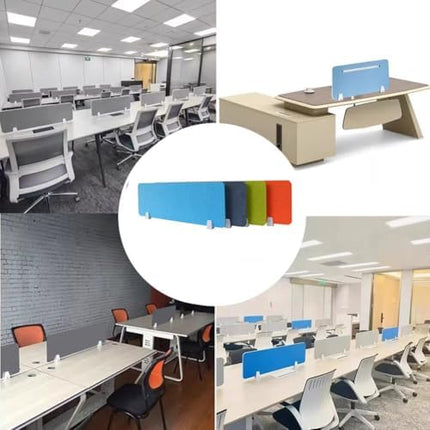 Desk Privacy Screen for Noise Reduction & Visual IsolationEffective Sound Barrier Shield Home Office Cubicles and Workspaces