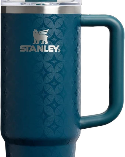 STANLEY Quencher H2.0 Tumbler with Handle and Straw 30 oz | Flowstate 3-Position Lid | Cup Holder Compatible for Travel | Insulated Stainless Steel Cup | BPA-Free | Ponderosa Star