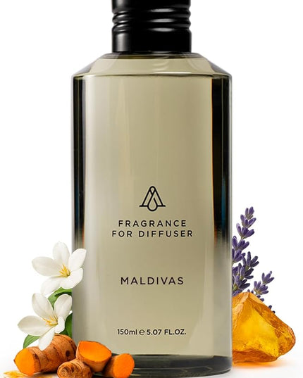 AromaPlan Hotel Scents Maldivas 5 Fl Oz (148ml), Home Luxury Aroma & Hotel Fragrance Diffuser Oil- Hotel Diffuser Oil for Aromatherapy- USA Made, Bigger Bottle, Bolder Aroma & Longer Lasting