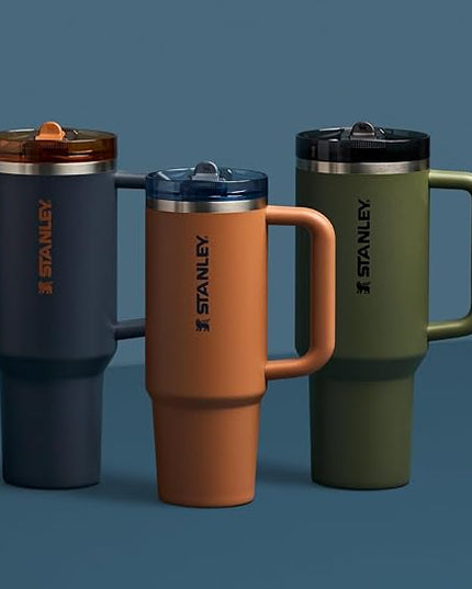 STANLEY Quencher ProTour Flip Straw Tumbler with Leakproof Lid | Built-In Straw & Handle | Cupholder Compatible for Travel | Insulated Stainless Steel Cup | BPA-Free