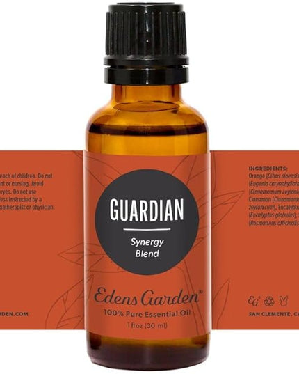 Edens Garden Guardian Essential Oil Blend- 100% Pure Premium Grade, Undiluted, Natural, Therapeutic, Aromatherapy, The Best for Skin, Laundry, Humidifiers 118 ml (4 fl oz)