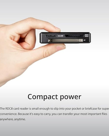 Transcend USB 3.1 Gen 1 Type-C All-in-1 Multi-Card Reader (CF/SD/SDHC/SDXC/microSD)