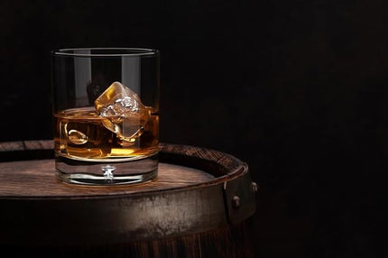 Whiskey Glasses, Set of 4, Made in Europe, 100% Lead-Free Crystal, Smooth Rim, Gift-Boxed, Dishwasher-Safe (Taylor Double Old Fashioned Glasses)
