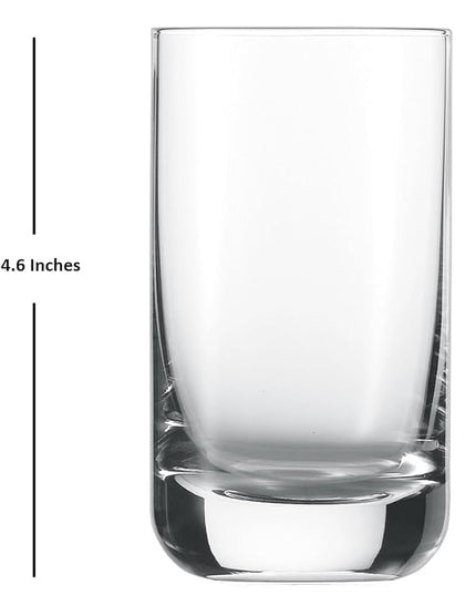 Schott Zwiesel Tritan Crystal Glass Convention Barware Collection Tumbler/Highball Cocktail Glass, 8.6 Ounce, Set of 6