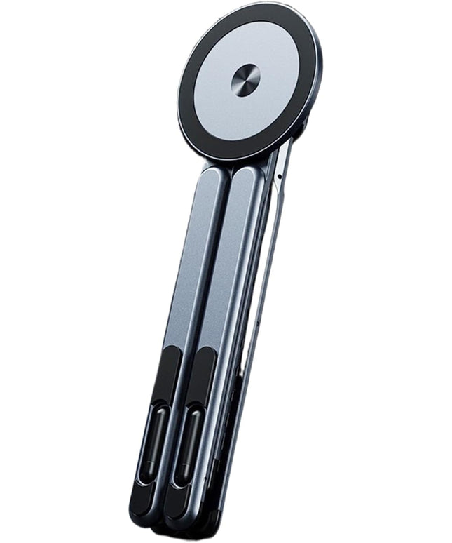 Tablet Stand - 18.15x5.8x2.1cm Magnetic Aluminum Holder | Laptop and Tablet Support, Adjustable Phone Tripod, Travel Office Desk Home Outdoor Indoor, Portable Gadget Stand, Lightweight Durable Holder