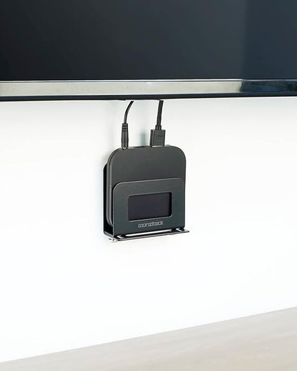 Monzlteck Adjustable Small Device Wall Mount Holder for Apple TV,ROKU,Router,Modem and Other Media Players
