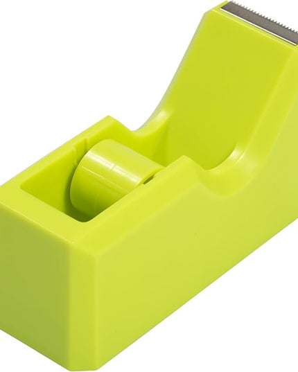 JAM PAPER Colorful Desk Tape Dispensers - Lime Green - Sold Individually