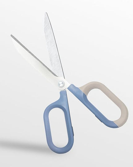 Blue Cute Office Scissors with Comfort-Grip Handles, Sharp Craft Scissors for DIY Art, Sewing, Fabric, Student, Teacher, and Home Use(7", Blue-1Pack)