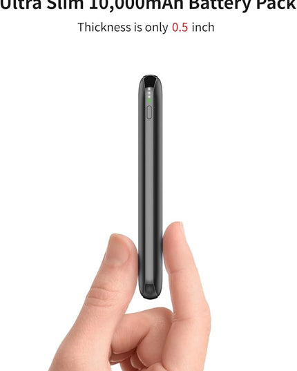 5V 2A Power Bank for Heated Vest, Jacket, Stadium Seats, Chair, 10000mAh Fast Charging Battery Pack for USB Heated Clothing, Heated Blanket, Coat, Sleeping Bag