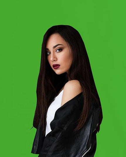 10x7 FT Polyester Photo Backdrop for Photoshoot Green Screen Backdrop Curtain,Product Photo Backdrop for Photoshoot,Photography Background for Streaming Video Studio Pure Seamless