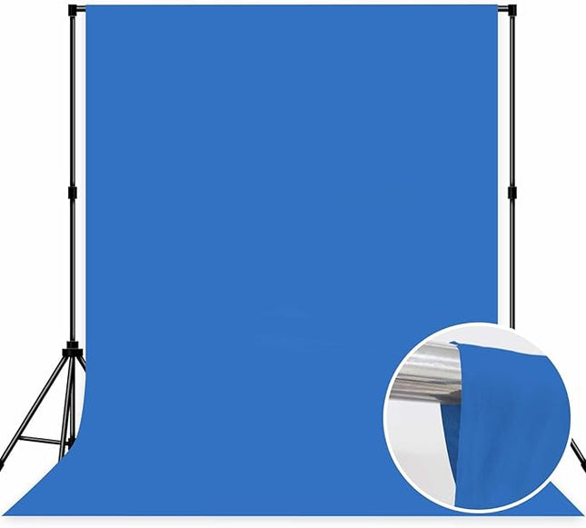 Photo Backdrop Blue Background Fabric Professional Photography 6x9ft Seamless Design Eliminates Wrinkles Ocean Theme Event Bachelor Party Decoration