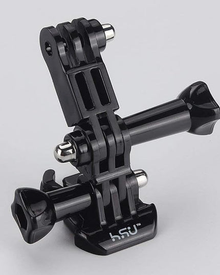 HSU Adjust Arm Straight Joints Mount, Long and Short Same Direction Straight Joints Mount for GoPro Hero 13 12 11 10 9 8 7 6 5 4 3 3+ 2 1, AKASO Campark and Other Action Cameras