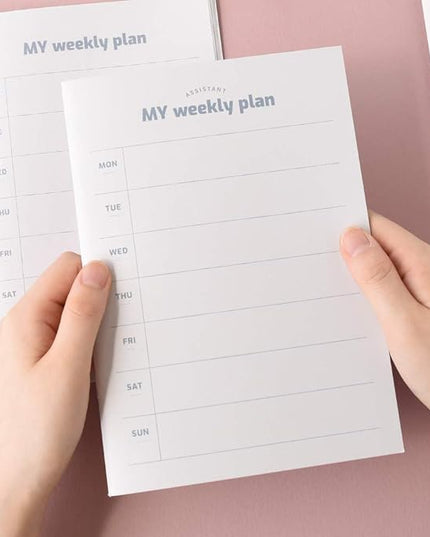 Monolike A5 My Assistant Notebook 6 SET - B Type, Monthly Plan, Weekly Plan, Daily Plan, Check List, Memo, Record