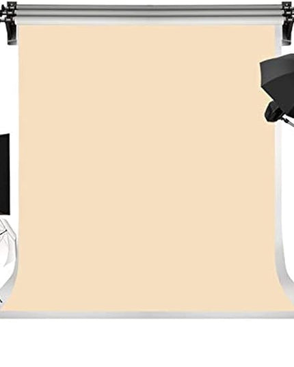 Kate 6ftX9ft Solid Beige Backdrop Portrait Photography Background for Photography Studio Children and Headshots Beige Backdrop Background