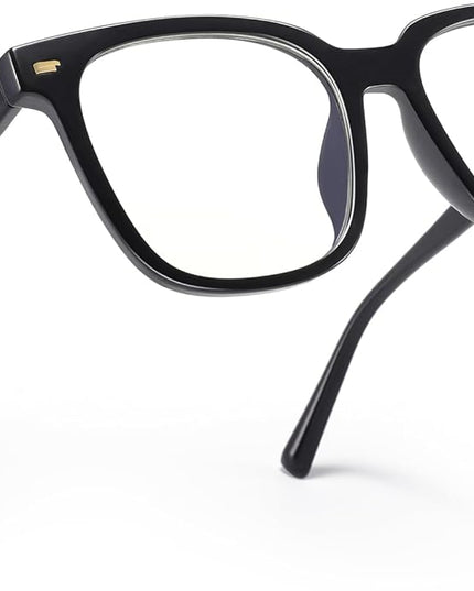 PANNER Oversized Square Blue Light Blocking Glasses for Women Men Anti Glare Reduce Eyestrain Computer Glasses