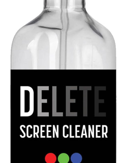 Delete Screen Cleaner 16oz Spray Bottle | Premium Streak-Free, Alcohol & Ammonia-Free Solution for All Devices | Gentle, Odorless & Easy to Use | Improves Visibility & Longevity of Screens