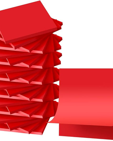 (24 Pads) Sticky Notes 3x3 inch, Self-Stick Pads Bright Colors Sticky Note, Recyclable, Easy to Post for Home, Office, Notebook (Red)