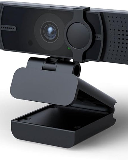 4K Webcam for PC & Laptop - Ultral HD 4K, AI Autofocus, Support DZoom and ePTZ, Built-in Noise-Canceling Mics and Slidable Privacy Cover for Business Meetings, Conferencing & Video Calls