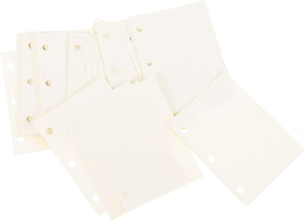 OSALADI 240 Sheets Replaceable Mini Binder Paper for Scrapbook and Writing Smooth Multi-function Loose Leaf Stationery for Diaries Reports and Planning Punch Compatible