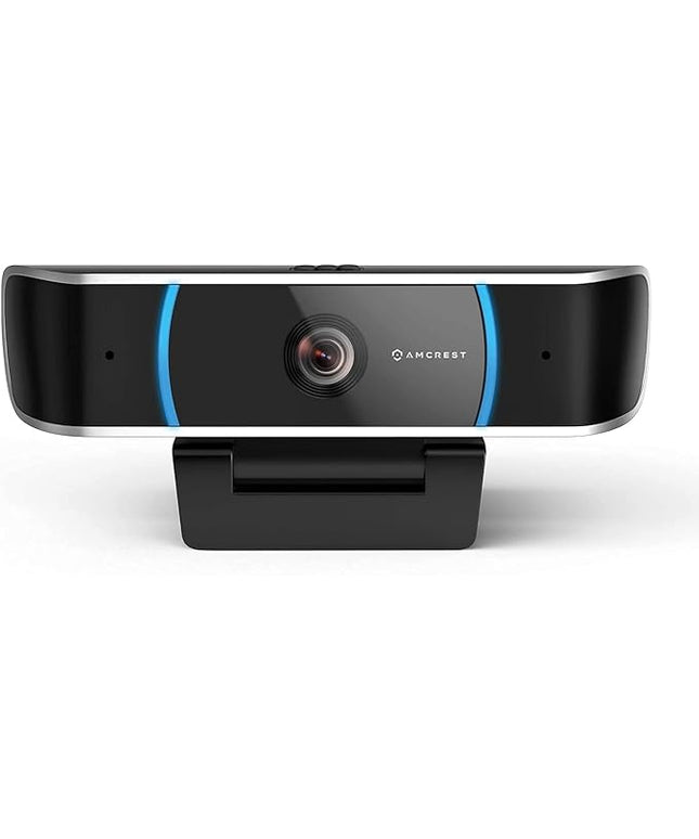 Amcrest 5-Megapixel Webcam with Microphone, Web Cam USB Camera, Computer HD Streaming Webcam for PC Desktop & Laptop w/Mic, Wide Angle Lens & Large Sensor for Superior Low Light (AWC5100)