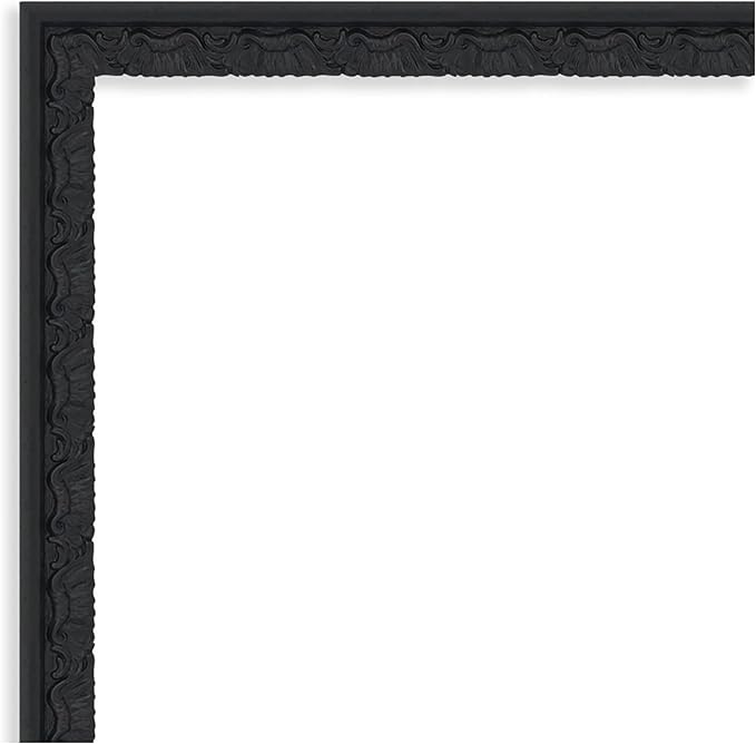 Amanti Art Black Framed Magnetic Board 18x22 Small Vision Board for use with Magnets, 100% Metal Sheet to Display Items as Office Decor or for Home Organization in mudroom, Kitchen or Kids Room