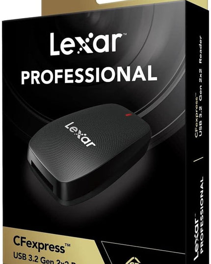 Lexar Professional CFexpress Type B USB 3.2 Gen 2x2 Reader, Up to 1700MB/s Read, Designed for CFexpress Type B Cards (LRW550U-RNBNU)