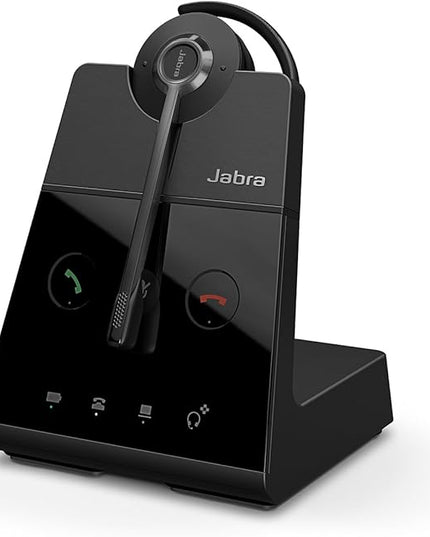 Jabra Engage 65 SE (Second Edition) Wireless Headset, Convertible – Telephone Headset with Industry-Leading Wireless Performance, Advanced Noise-Cancelling Microphone, All Day Battery Life - Black